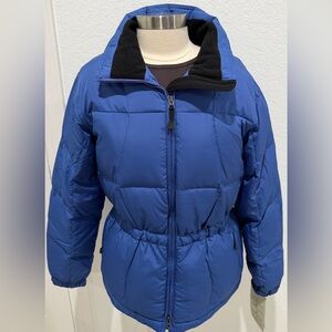 Women’s Pacific Trail Down Blue Puffer Winter Jacket Size L.